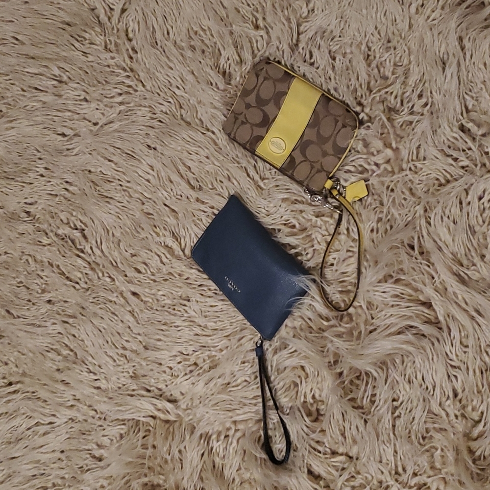 2 For 1 Coach Corner Zip Wristlet